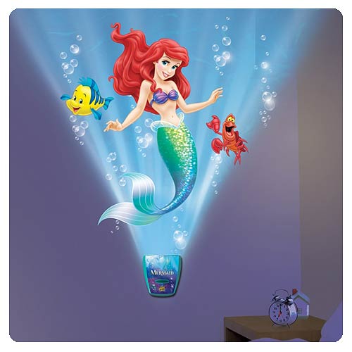Little Mermaid Under the Sea Journey Night Light with Sound